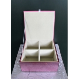 y14328 辦公室及梳妝台用品.名片座- 梳妝台用品 - LOVE粉紅蔥粉首飾盒